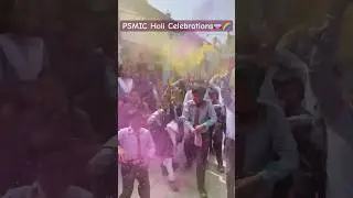 Holi Celebration by PSM Inter College Students☺️🌈🎉 , Exams finish #psmintercollege #psmic