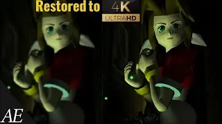 Final Fantasy VII - Opening 4K, 60ᶠᵖˢ  (RESTORED with AI and Machine Learning) Amazing Results!