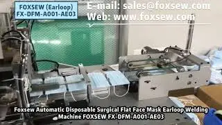 Automatic Flat Face Mask Earloop Welding Machine