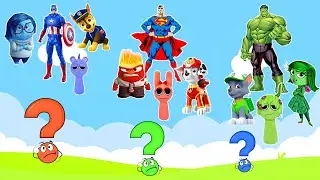 Color Matching Challenge! Group the Characters by Blue, Red, and Green