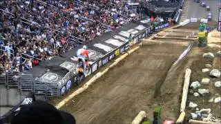 Men Racing Motorcycle. Enduro Race. Canon Vixia HFM 400 Video Test.