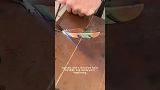 Sculpture Factory Direct Sale Custom Large Lighting Wings Stainless Steel Public Art Outdoor