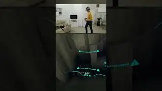 Space Pirate Arena in casa con mappa custom sovrapposta ai muri