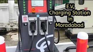 charging Station in Moradabad #5star hotel || charging station in pakbara moradabad|| ccs2 port use