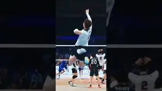 VOLLEYBALL PLAYER YUJI NASHIDA POWERFUL SERVICE 🔥😱/ #volleyball #clvolleym #yuji #powerful #camp