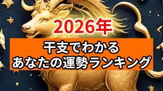【2026年】干支でわかる！あなたの運勢ランキング（12位→1位）#運勢 #占い #干支 #2026