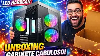 GABINETE AQU&Aacute;RIO AIGO LUNA A275 MINI TOWER UNBOXING E PRIMEIRAS IMPRESS&Otilde;ES!