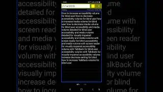 accessibility and media volume tric for blind answering and ending phone  call shortcut gestures