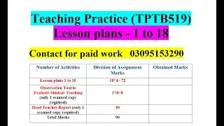 Teaching Practice (TPTB519) |Fall 2025_TPTB519_3 |tpta 519 assignment 3 2025 | tpta 519 assignment 3