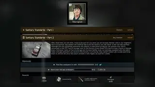 แนะนำวิธีทำเควส Sanitary Standards  Part 1 & 2  - Therapist - Escape from Tarkov