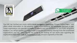 HVAC Installation Companies  Split AC Installation Services