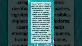 2 Timoteo 3:1-5 #amor #bible #shorts