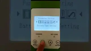 How to enter the MPPT controller parameter setting interface