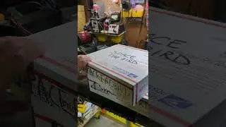 Protip: (Wait for it) Using boxes for storing Arcade PCBs, cutting a tab. #arcade #storage #pcb