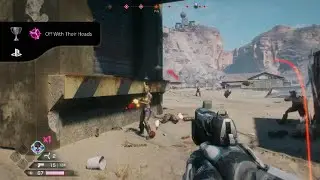 RAGE2 headshot a total of 100 enemies using the wingstick.