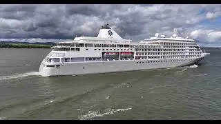 25-08-26 Silver Shadow and Volendam Cruise ship in Quebec City, &Icirc;le d'Orl&eacute;ans Drone Mavic 3 Pro 5K