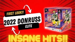 ПЕРВЫЙ ВЗГЛЯД &mdash; ВАУ! | Обзор Donruss Elite Football Hobby Box 2022