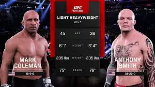 Artificial Intelligent Sports | UFC | Mark Coleman vs Anthony Smith
