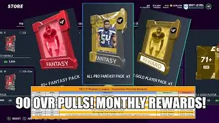 MVP TIER MONTHLY REWARDS + ALL PRO FANTASY PACK OPENING!! - Madden 21 Pack Opening