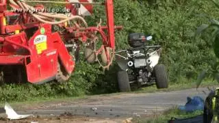 06.09.2011 - St.Leon-Rot  - Unfall mit Quad - 2  Frauen schwer verletzt