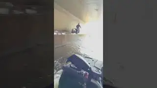 PART 2! I stalled my brand new atv in a underground river #explore #viral  #cfmoto #cforce1000 #atv