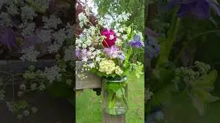 Flower Therapy Jam Jar Posy Collection 💕 All seasonsl British grown flowers, arranged by me 👌