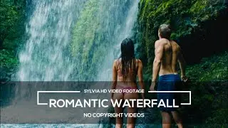 Romantic Waterfall | HD Stock Videos | Free Stock Footage | No Copyright Videos | No Copyright Music
