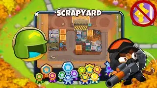 Scrapyard [Military Monkeys Only] Guide | No Monkey Knowledge | BTD 6 (2023 Updated) 4K