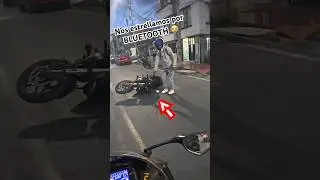 Nos CHOCAMOS por Bluetooth #humor #risas #motos #biker #calles