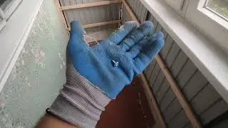 Ремонт БАЛКОНА своими руками. Панели пвх. Отделка ПАНЕЛЯМИ ПВХ балкона