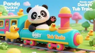 Panda and Duckys&rsquo; Tub Train | Fun Bath-Time Nursery Rhymes & Kids Songs