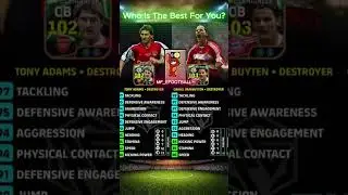 Tony Adams vs Van Buyten 💪 eFootball 2025 Wall of Defense! 🛡️🔥