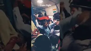 Hilarious exchange of words inside Indian Railway....#Fight#indianrailways#travel##abuse#crowd#solo