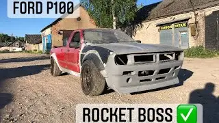 Морда ROCKET BOSS на пикап Р100. Все готово