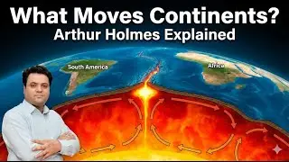 Arthur Holmes’ Mantle Convection & Sea Floor Spreading | Continental Drift Explained for UPSC