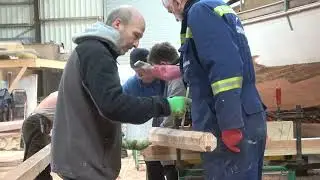 Les  grands mâts du Grand Léjon