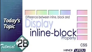 css display inline block property tutorial # css tutorial in hindi part #16