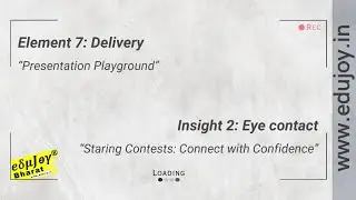 Element 7   Insight 2 # Eye contact Staring Contests  Connect with Confidence