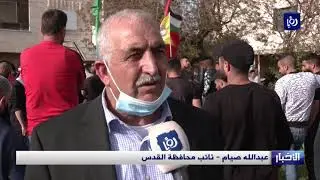 تشييع جثمان الشهيد أسامة محمد منصور في قرية بدو