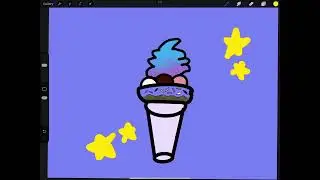 Working on one of my drawings.