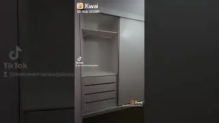 Guarda Roupa 2 Portas e Mesa com Gavetas para Notebook Planejado todo em MDF