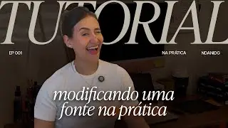 COMO EU PERSONALIZEI A TIPOGRAFIA DE UMA MARCA? | Tutorial no Illustrator