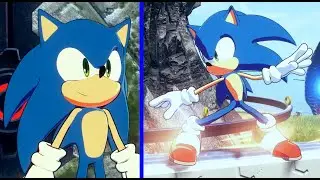 Comic Style Sonic in Sonic Frontiers
