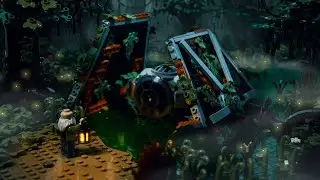 LEGO Star Wars - Crashed TIE Fighter Diorama | MOC