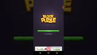 Playing block jewel puzzle.