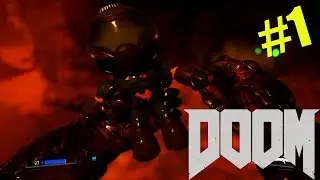 DOOM Gameplay Ep.1 - Mars is where the Party's at & Collectables