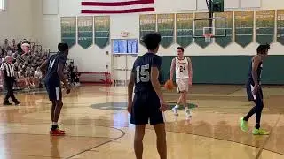 Alex Bauman three-point play ends the first half