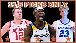 College Basketball PICKS ONLY - Wednesday, November 5th | TCE Trims