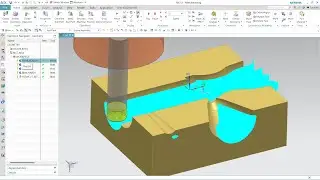 #NX CAM #BLOW MOLD CAVITY MACHINING