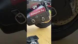 A Sportster swing arm bag can help make your life easier. @kittymayhem76 #vikingbags #sportster